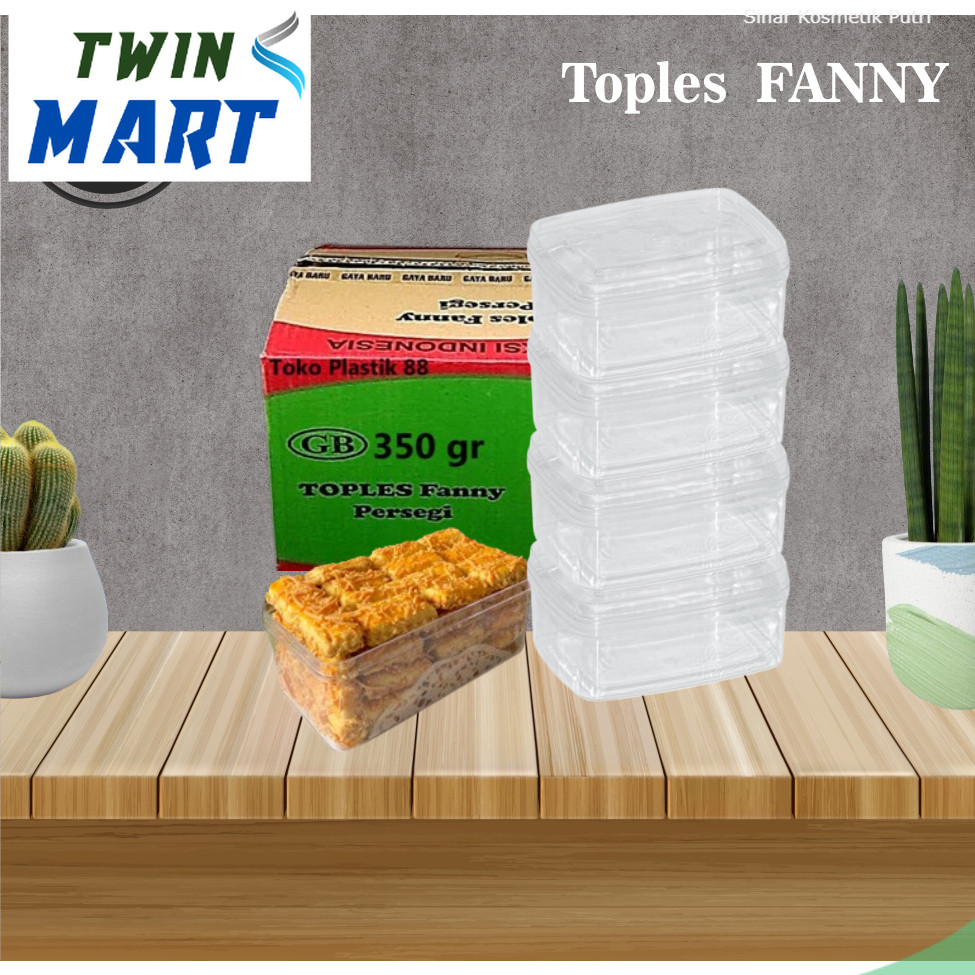 

Toples Plastik Merk FANNY / Toples Kue Kering / Toples kue Lebaran / Ukurn 350 gr / Harga 1 pcs