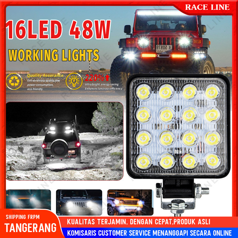 Lampu Sorot Mobil/Lampu Tembak LED Mobil 12V dan 24V/Lampu Sorot LED untuk Truk dan Jeep/Lampu Temba