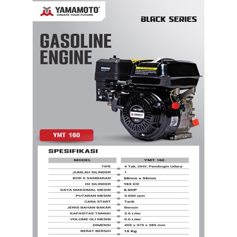 MESIN PENGGERAK SERBAGUNA YAMAMOTO GX160