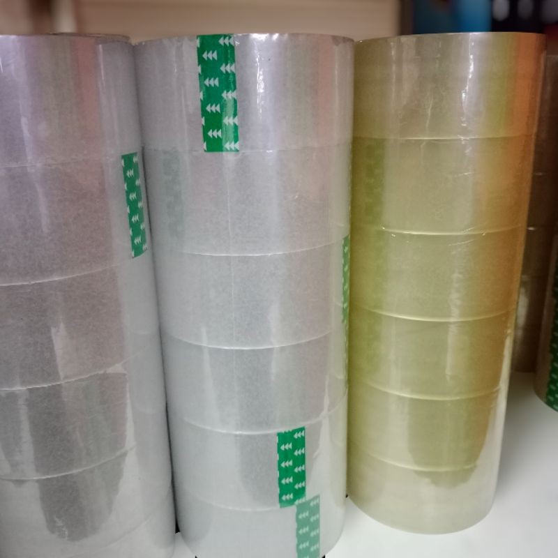 

Lakban Katsu Lebar 45 mm/48 mm Kualitas Premium Harga 1 Slop isi 6 Roll