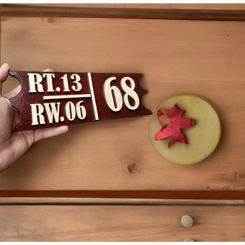 Paling Murah NOMOR RUMAH KAYU  nomor rumah minimalis  papan nomor rumah  Nomor Rumah kayu Nomer Ruma