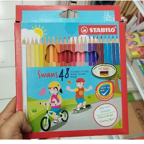 

PENSIL WARNA STABILO SWANS 48+2 WARNA ( 1870/48 ) 333