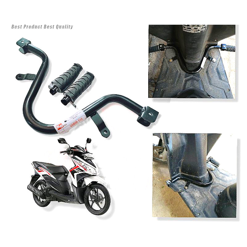 Footstep Vario 110 Karbu Step Vario 110 Karbu Satu Set  High Quality PNP Vario 110 Techno Karbu