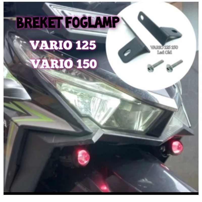 breket foglamp lampu tembak D2 laser VARIO 125 VARIO 150