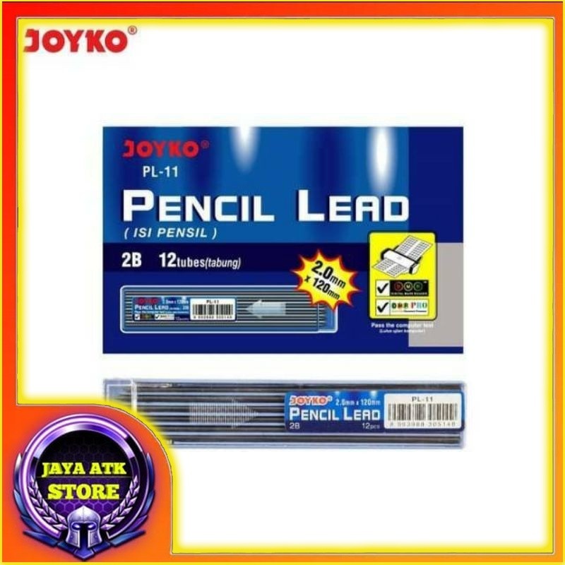 

Pencil Lead PL-11 Isi Pensil Mekanik 2B 2.0 Mm