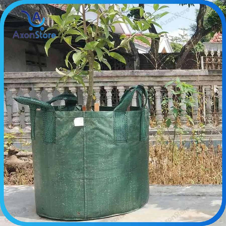 AXONSTORE Easy Grow Planter Bag 100L 51 x 50 cm Pot Tanaman Polibag 100 Liter Kantong Karung