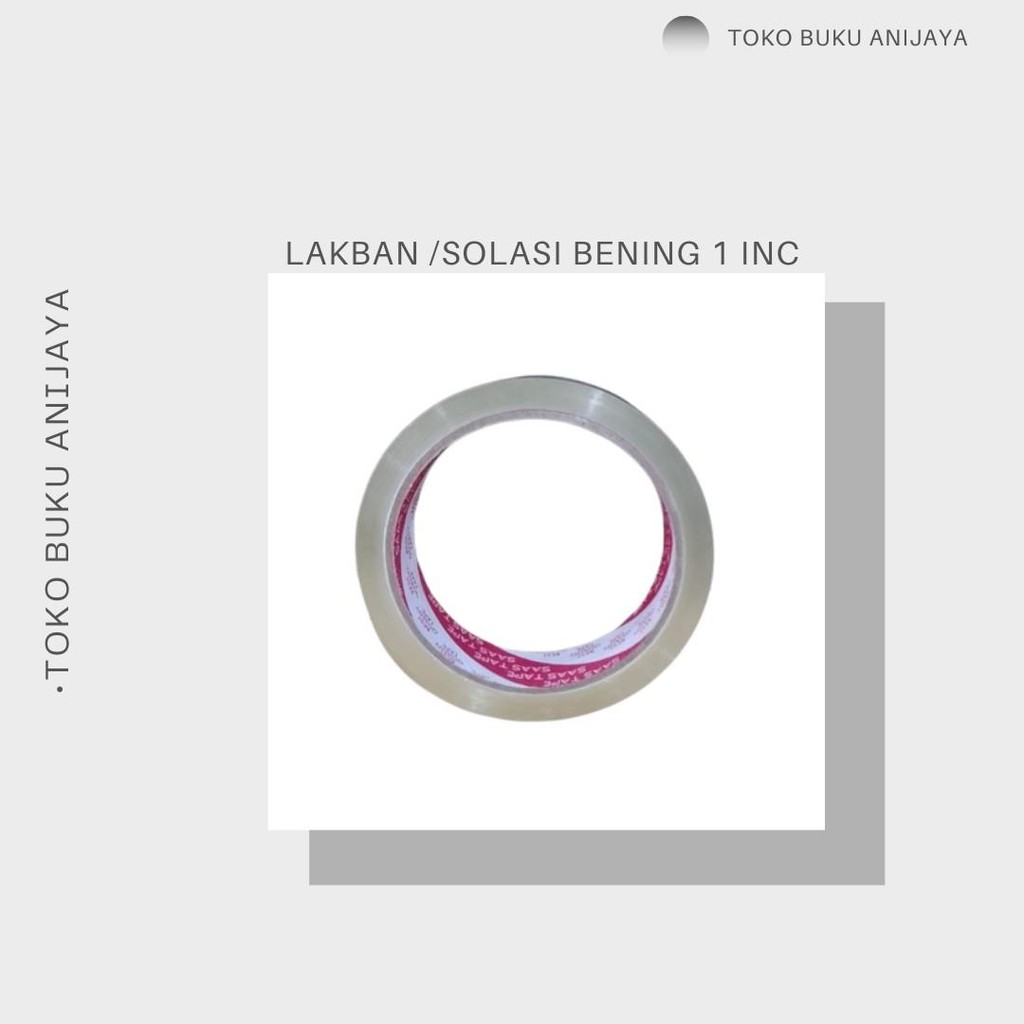 

LAKBAN /SOLASI BENING 1 INC MEREK SAAS 1PCS KUALITAS TERBAIK