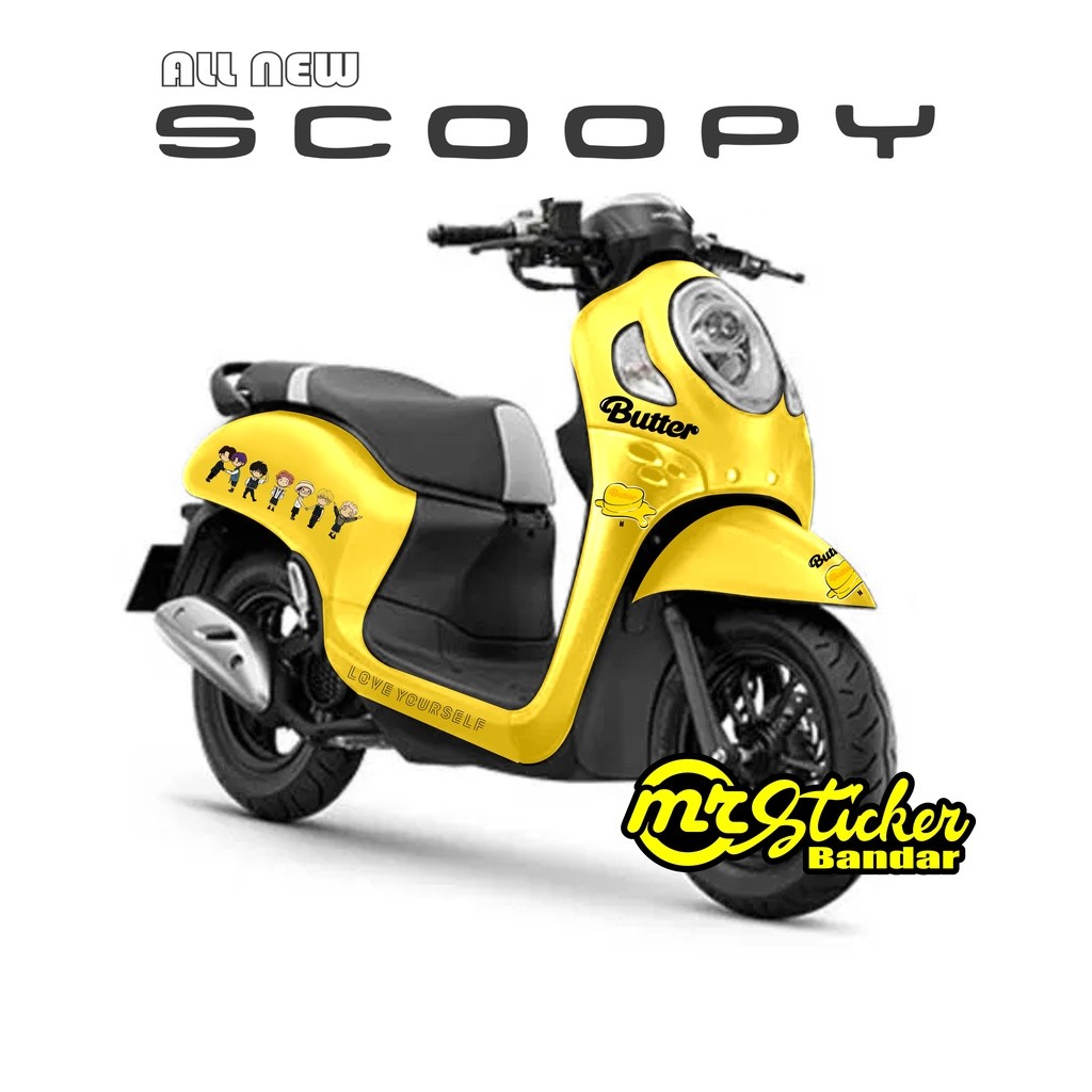 Decal sticker scoopy full body  scoopy Karbu Fi New 2012-2022 scoopy terbaru sporty prestige karbu f