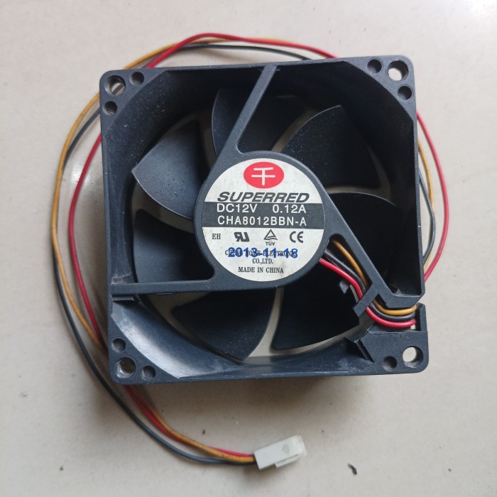 Kipas Fan Superred 8cm 12v 0.12a 3Pin