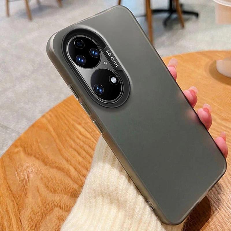 For Huawei P50 Huawei P50 Pro P50E P50pro Phone Case Frosted Anti-Slippery Metal Film Simplicity Cas