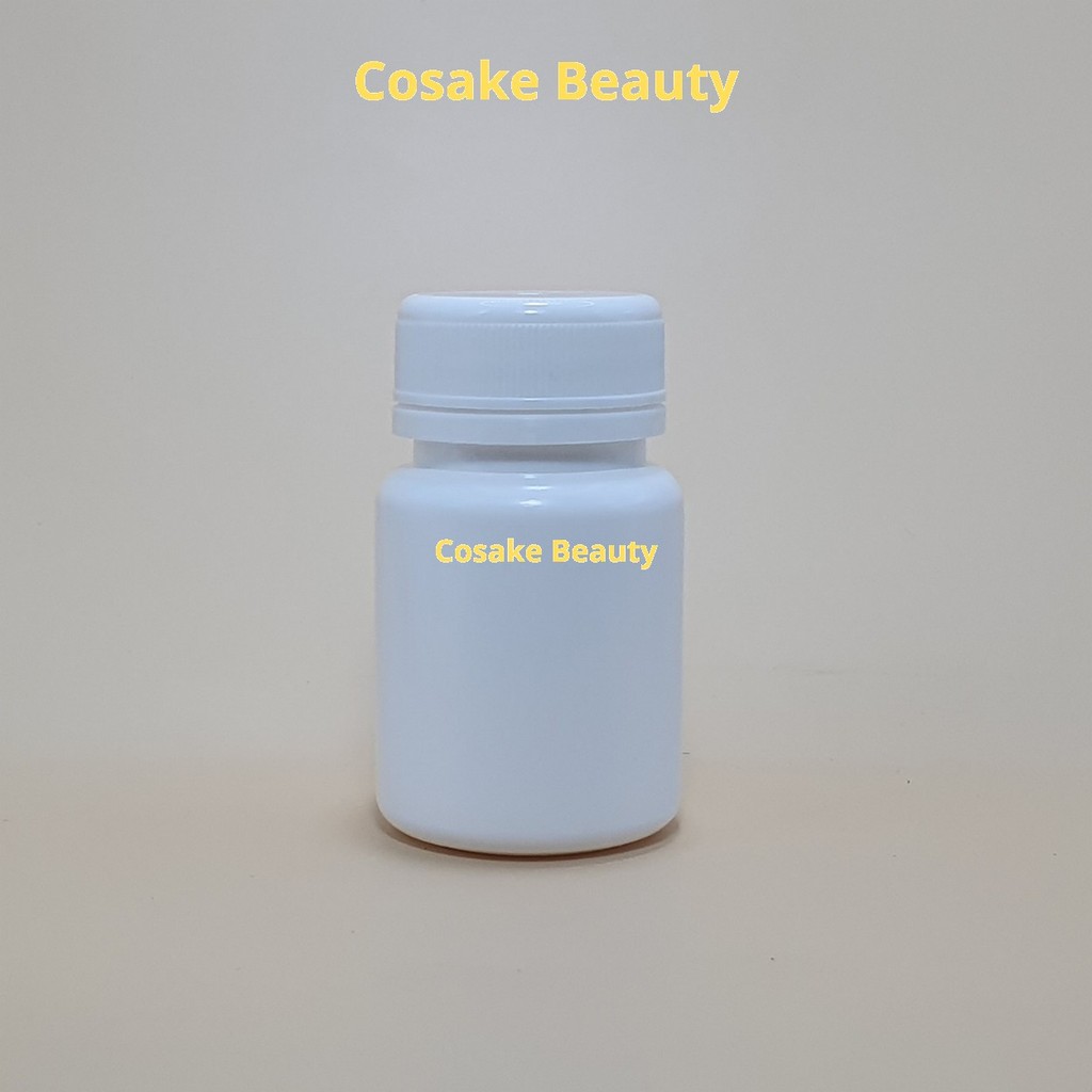Ester C 30 Kapsul Putih Hdpe / Botol Obat / Botol Ester C 30 Kapsul Putih / Botol Obat Kosong