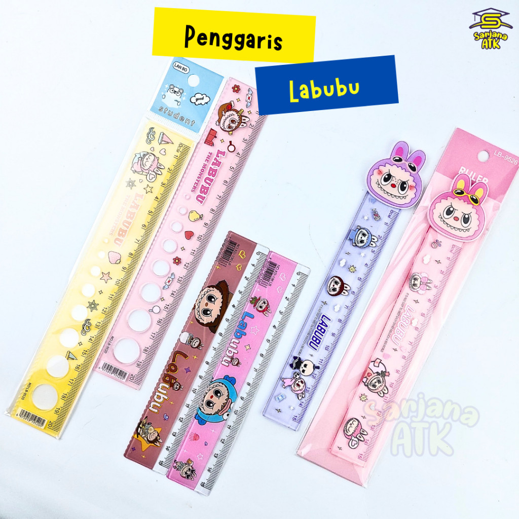 

Penggaris Plastik Lucu / Penggaris Fancy Karakter 15Cm 18Cm 20Cm LABUBU