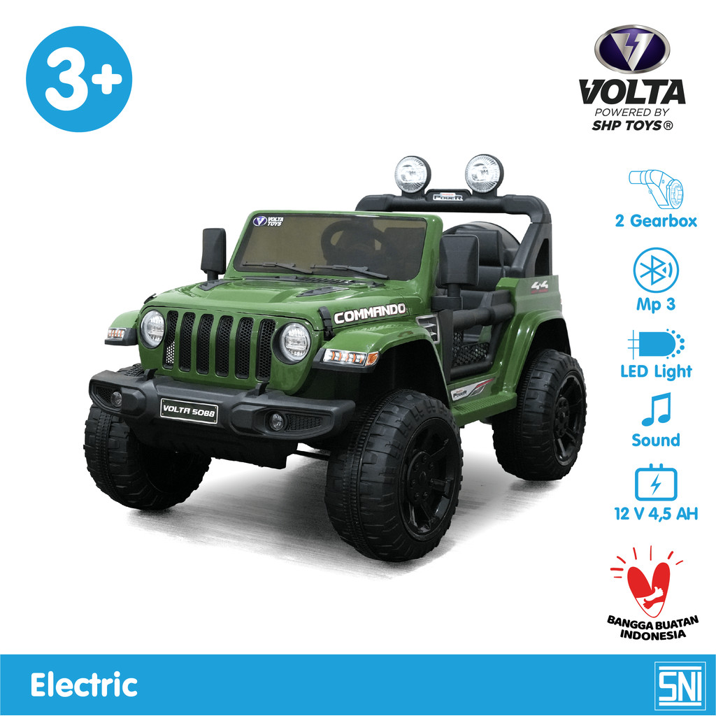 PROMO MOBIL AKI ANAK SHP VOLTA COMMANDO 5088 LITE REMOTE CONTROL -GOWESLAJU