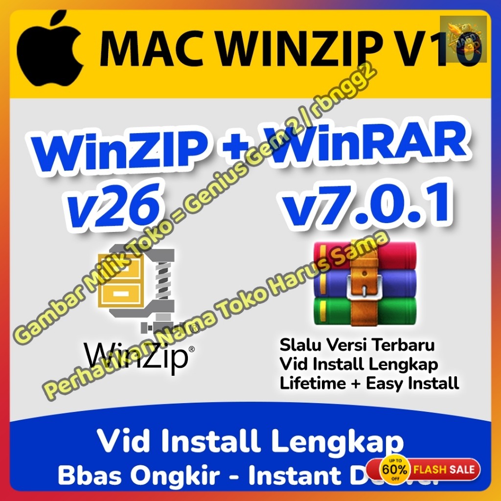 WinRAR WinZIP Full INCLUDE VERSI TERBARU