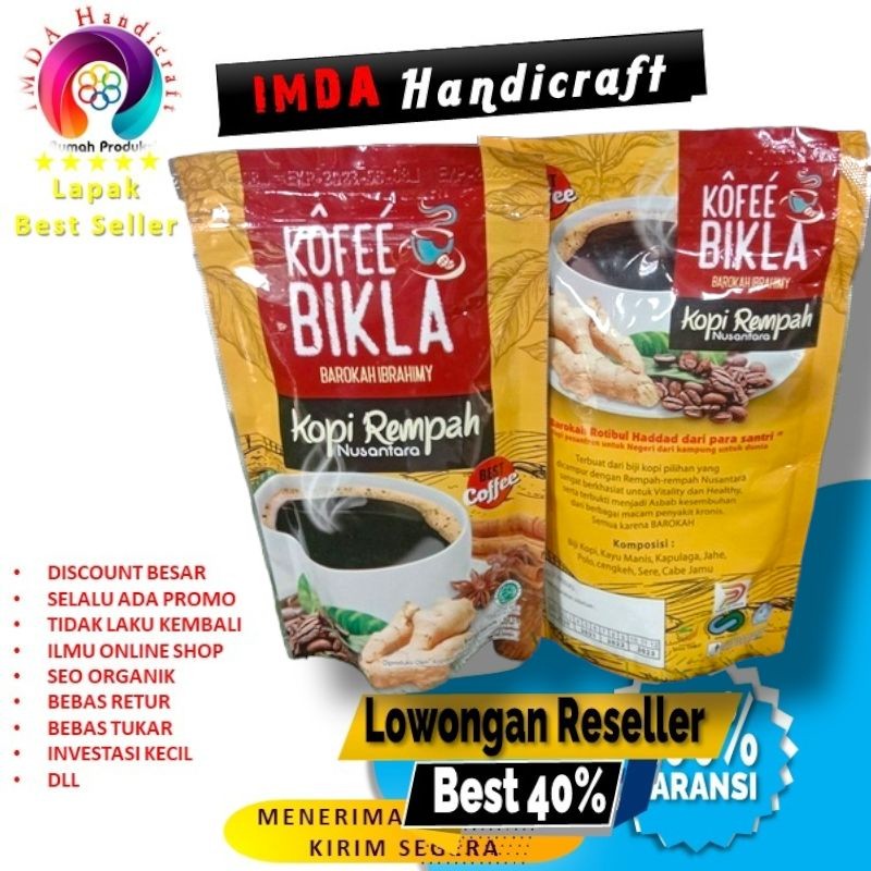 

IMDA HANDICRAFT KOPI BIKLA REMPAH Kopi Kesehatan 125 gr