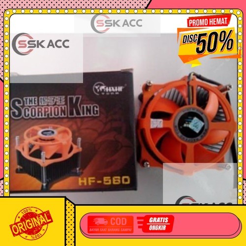 Fan Processor Scorpion King LGA 775 / Fan LGA 775 Scorpion King / Fan Processor LGA Baut GROSIR-KOMP