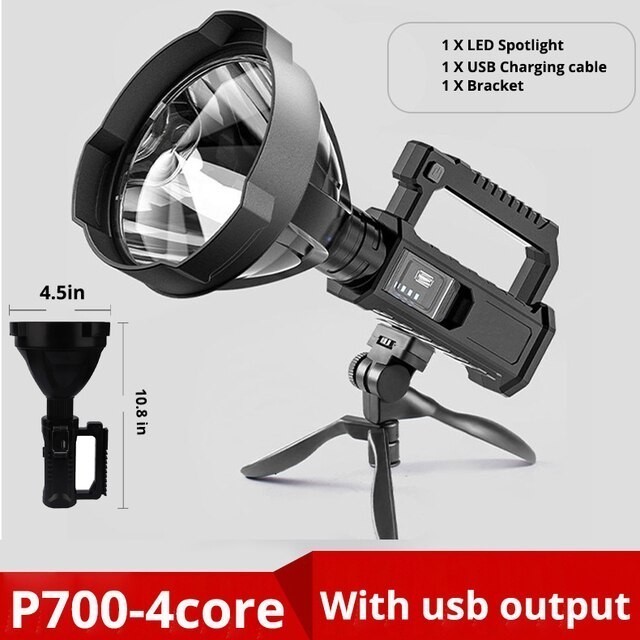 Senter X2000 Sorot Jarak Jauh / Senter Jumbo Led High Power Flashlight BMB898 - X2000-W590