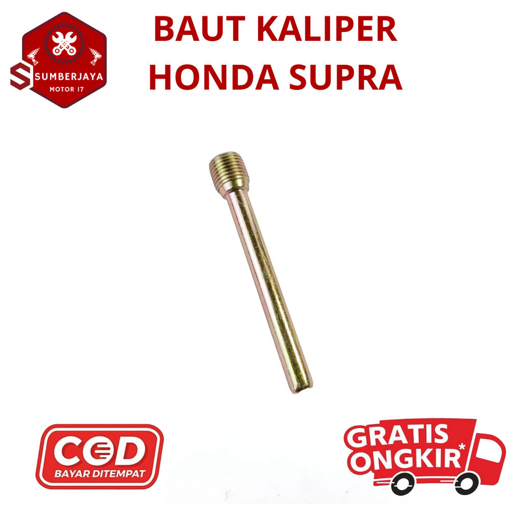 Baut Kaliper Cakram Depan Honda Supra / Supra x 125 & Tiger / Karisma Original motor