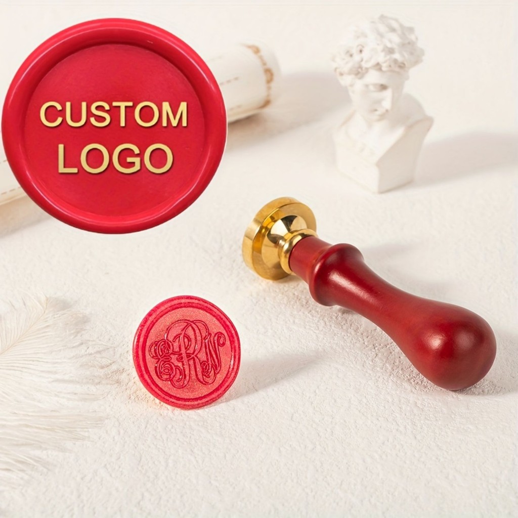 

Personalized Wax Seal Stamp,Custom Wax Seal Stamp for Your Logo Design Ideal for Envelope Sealing Wedding Invitations Craft