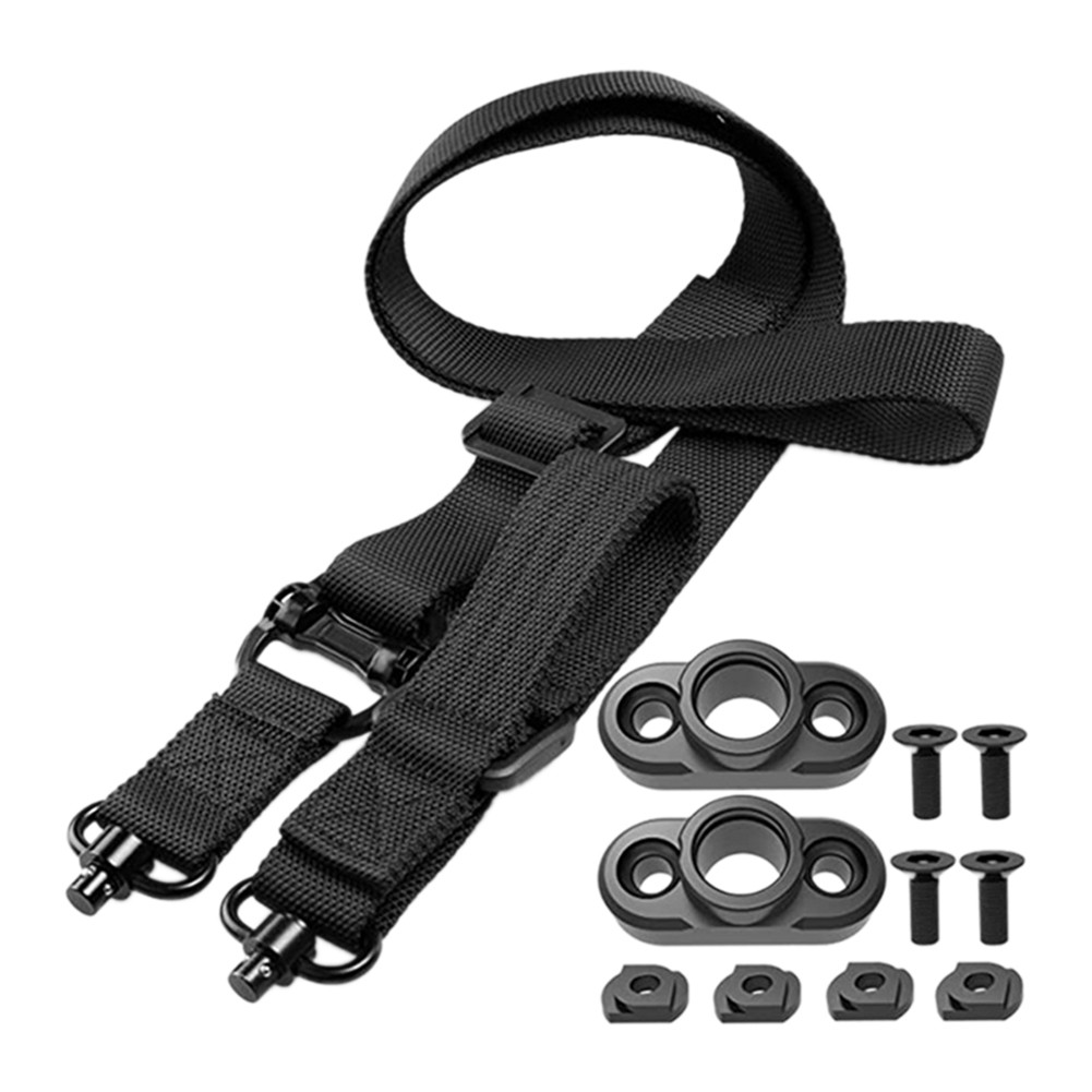 Tactical Sling field Mission Rope Sling Single Double Point Nylon Tactical Belt Hunting Rope QD Buck