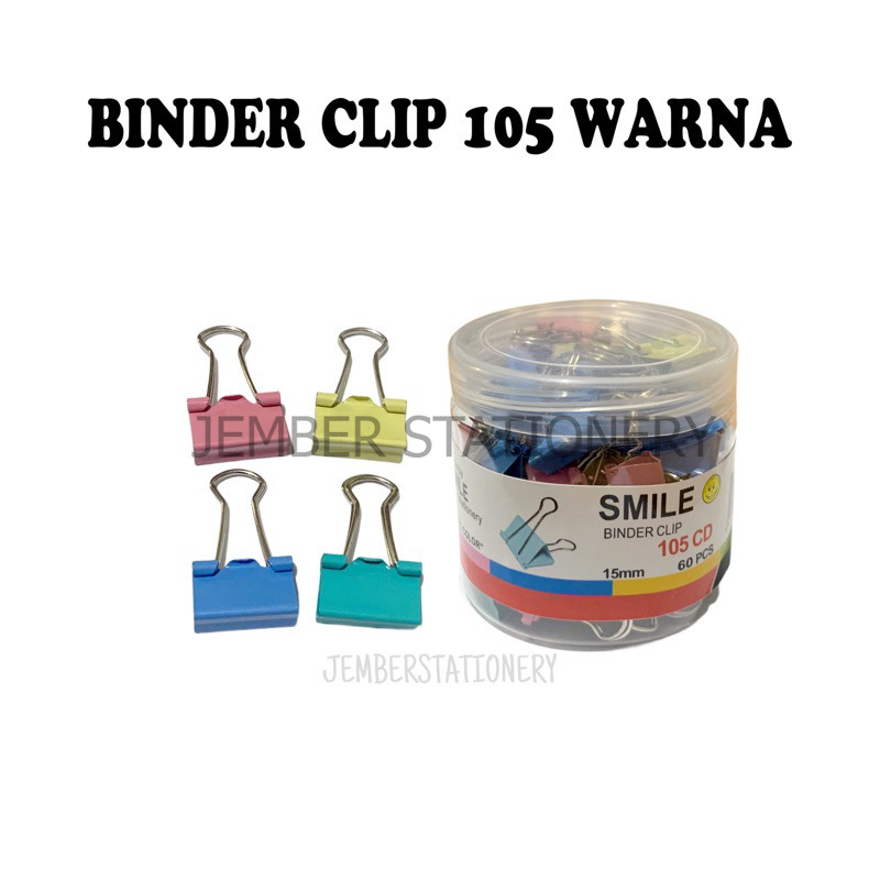 

(60pcs) Clip Warna | Paper Clip | Penjepit Kertas Mini