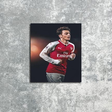 DL25 Poster Dinding Arsenal Mesul Ozil