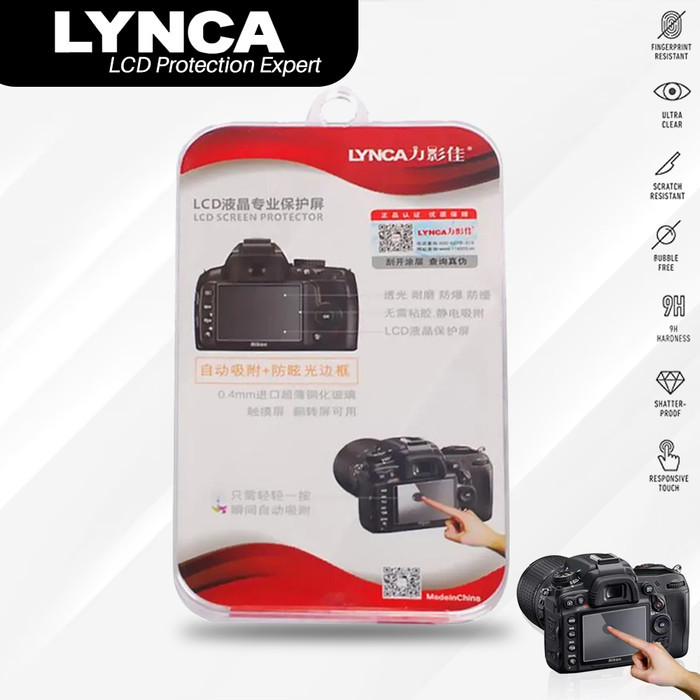 LYNCA Tempered Glass for Camera LCD Screen Protection Canon 600D Original by Mechatronik Indo