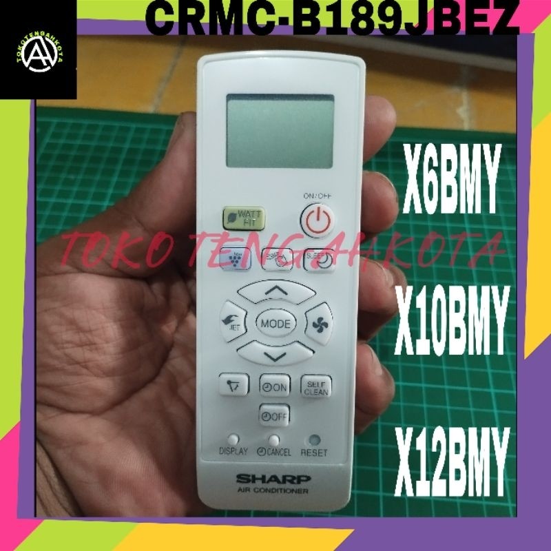 REMOTE AC SHARP J-TECH INVERTER CRMC-B189JBEZ ORIGINAL 100%