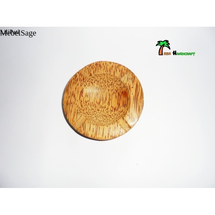 Asbak kayu kelapa bulat berkualitas SFX12