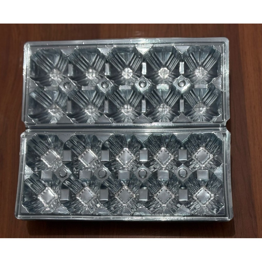 PPS - Mika Telur isi 10  Box Mika Telur Bening  isi 10 (50 PCS)