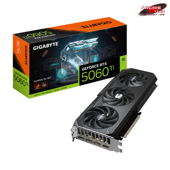 VGA GIGABYTE RTX 5060 TI GAMING OC 16GB / Gigabyte RTX 5060ti