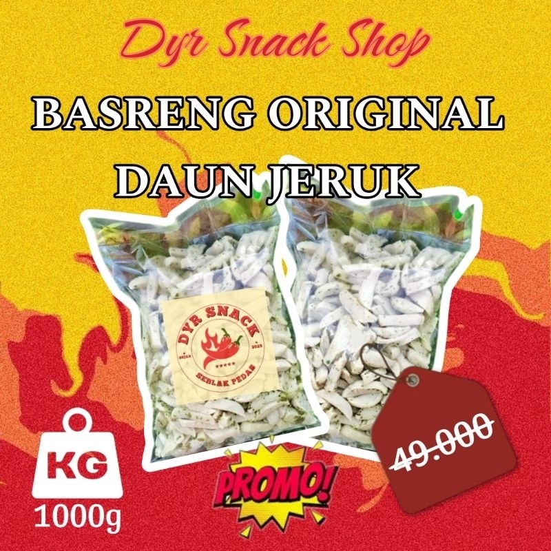 

COD - Basreng bandung original aroma daun jeruk murah - basreng viral isi 1kg