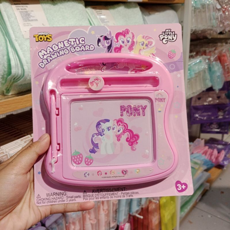 

MINISO My Little Pony Collection Magnetic Drawing Board (A) Papan Menggambar Mainan Edukasi Anak