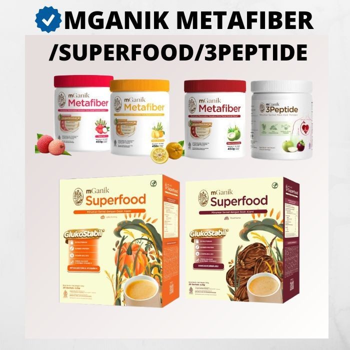 

Mganik Metafiber 450 Gr Gram Minuman Serat Fiber Untuk Diabetes M Ganik Meta Fiber Bpom Halal M Ganik Rasa Leci Jeruk Flimbar / Flimty / Flimeal 1 Sachet Fiber Original Bpom Halal