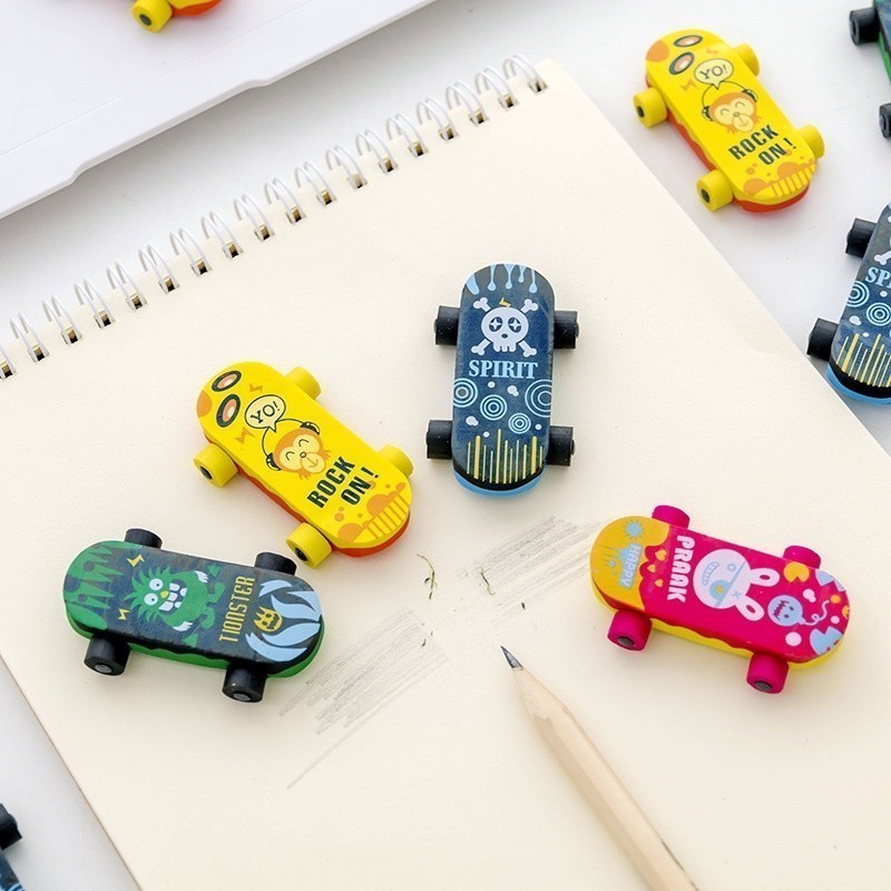 

Penghapus Pensil Sekolah Karakter Skateboard 907