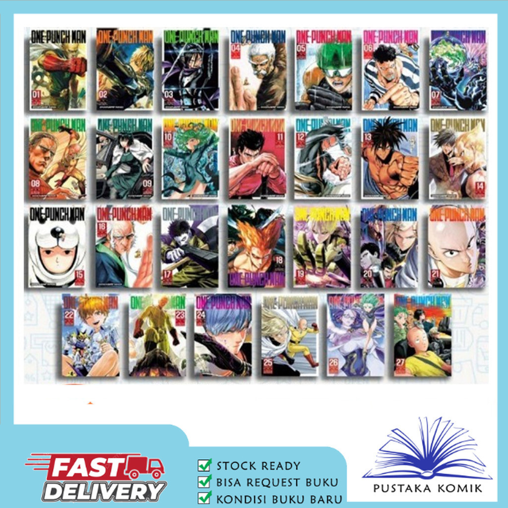 Komik One-Punch Man (30 book series) english