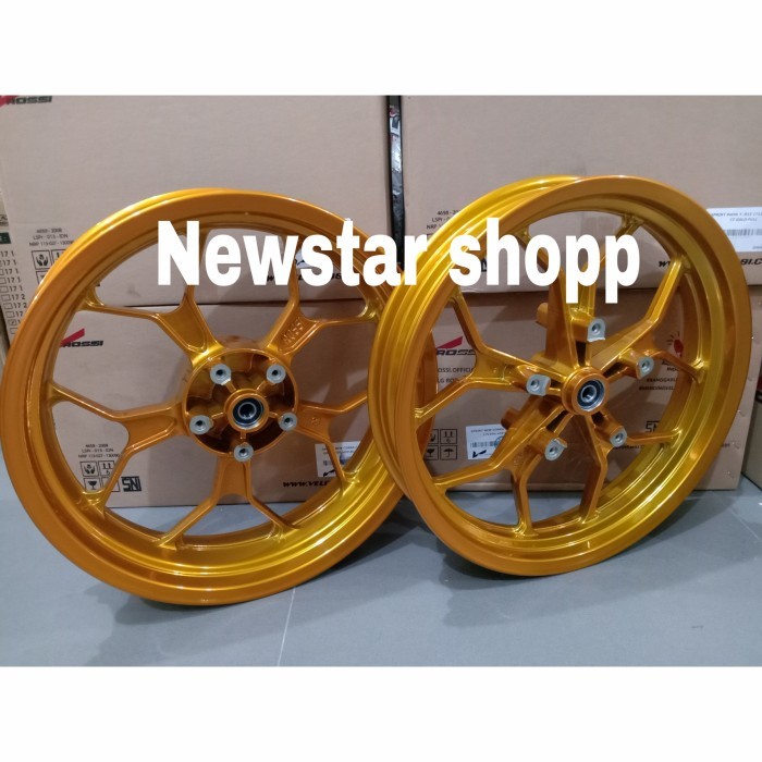 velg rossi r15 v2 ct gold tapak lebar 300 450 17 original