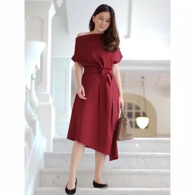NANTARSHOP DRESS SCUBA SABRINA / DRESS SCUBA PREMIUM