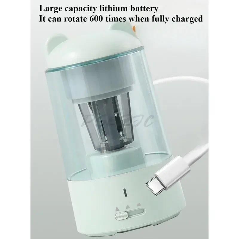 

Fast Electric Pencil Sharpener Student Portable Quick Sharpener Suitable for 6.5mm-8mm Wooden Pencils in School Offices