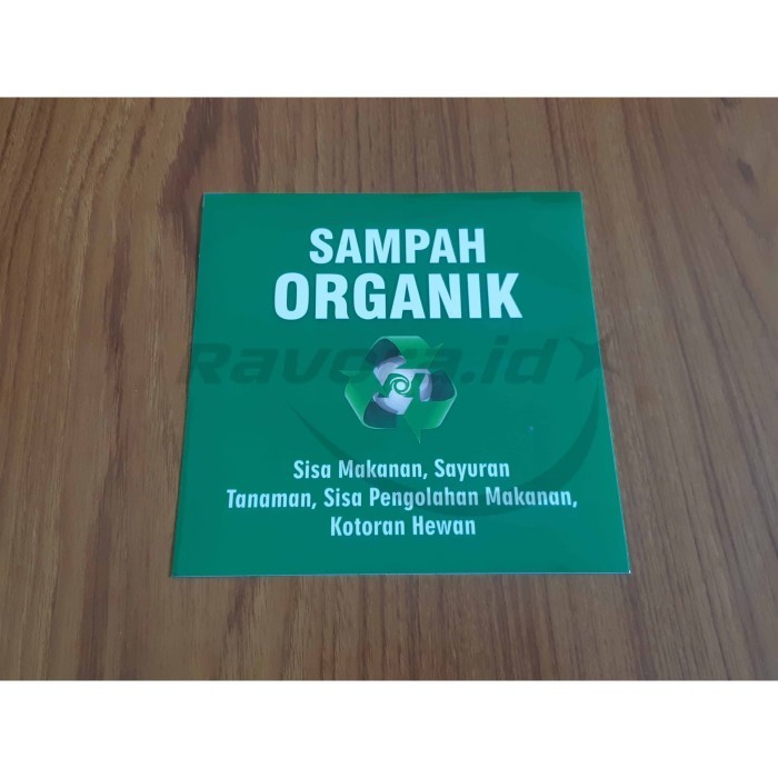 

Stiker Sampah Organik versi Chromo