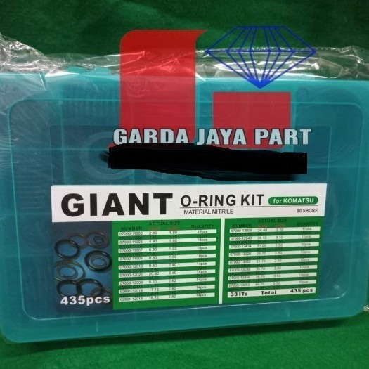 ORING KIT KOMATSU GIANT