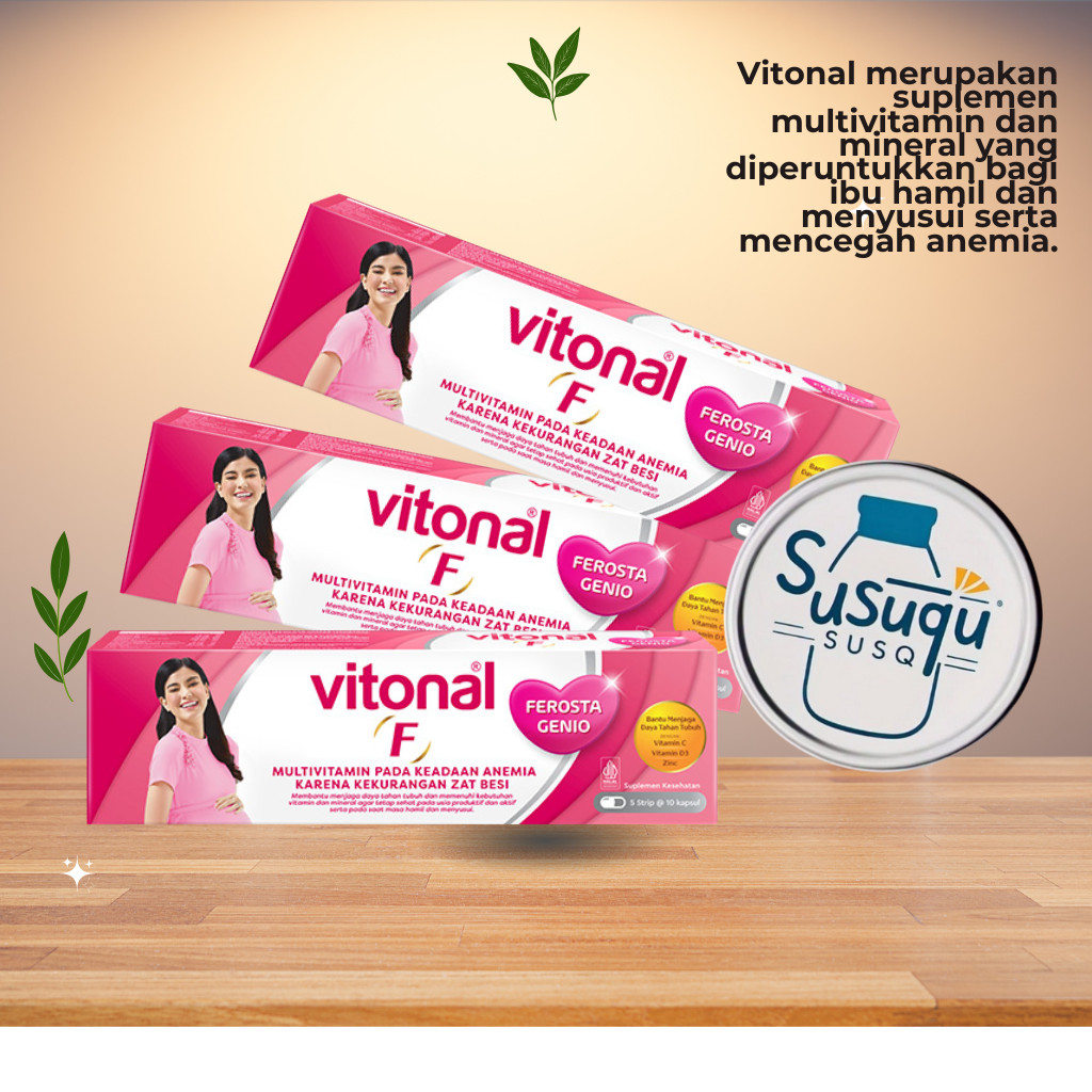 Vitonal F Multivitamin pada Keadaan Anemia Karena Kekurangan Zat Besi Vitamin dan Mineral Ibu Hamil 