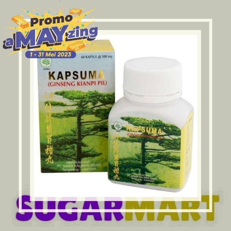 Kapsuma Ginseng Gemuk Pil (Old/New) 60pc #kianpi#kianpioriginal#star