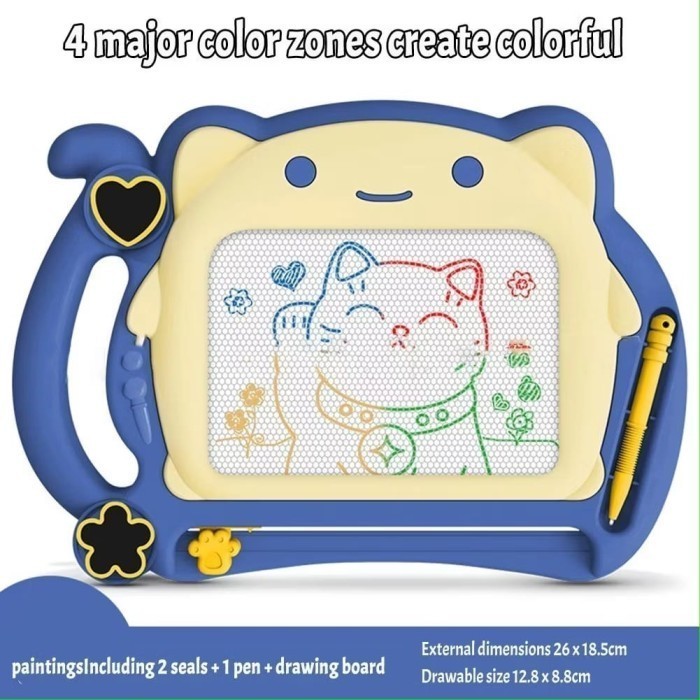 

NARWAJAYA Mainan Anak Edukasi Papan Tulis Dapat Dihapus Menggambar Magnetik Anak Menulis Tanpa Baterai