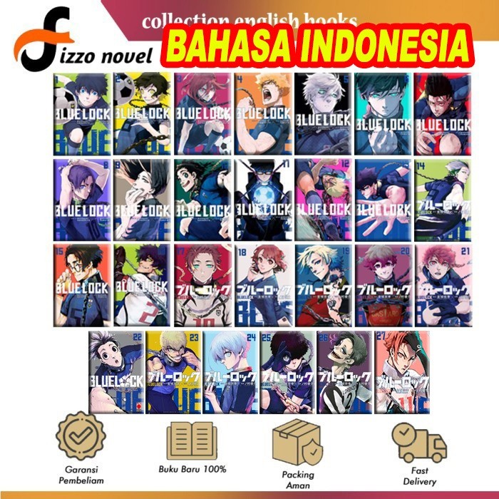 Komik Manga Blue Lock Volume (1-29) BAHASA INDONESIA SEMUA