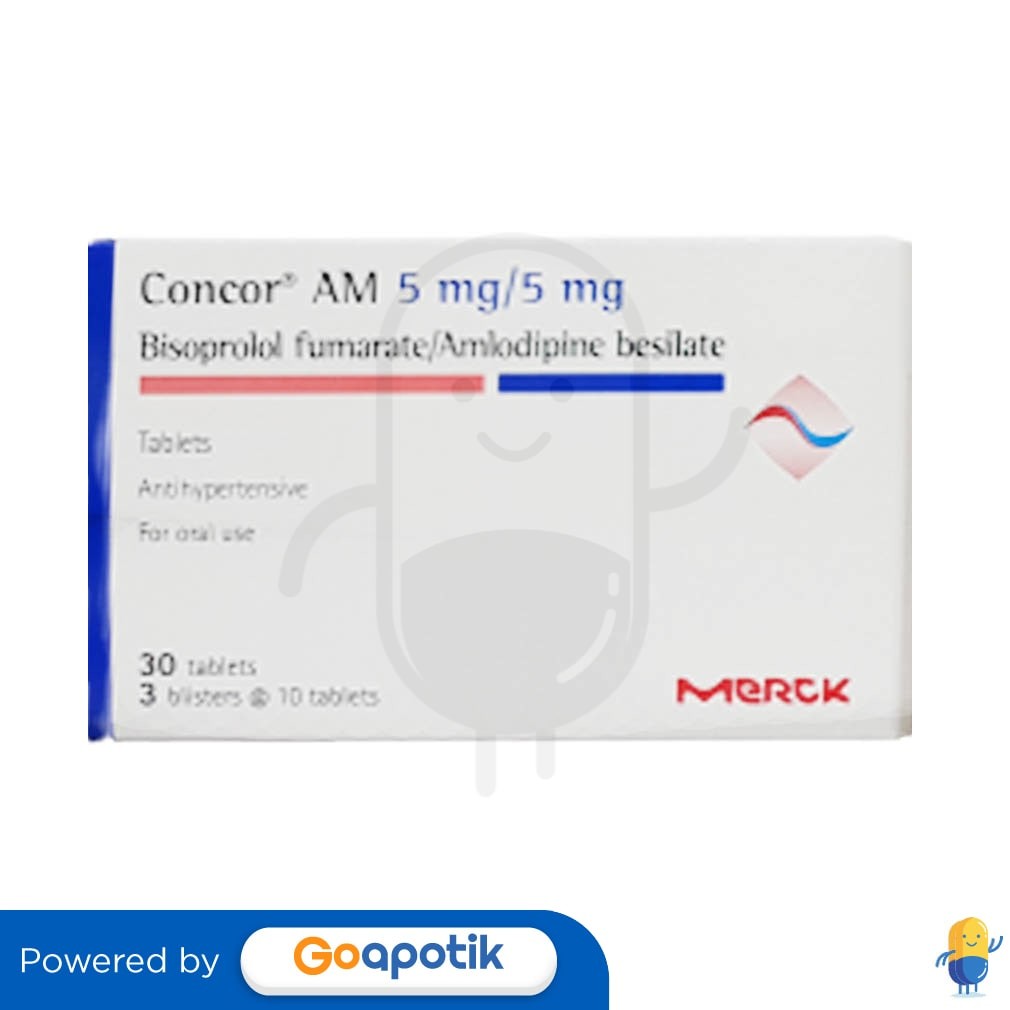 Concor Am 5 Mg/5 Mg Box 30 Tablet / Hipertensi