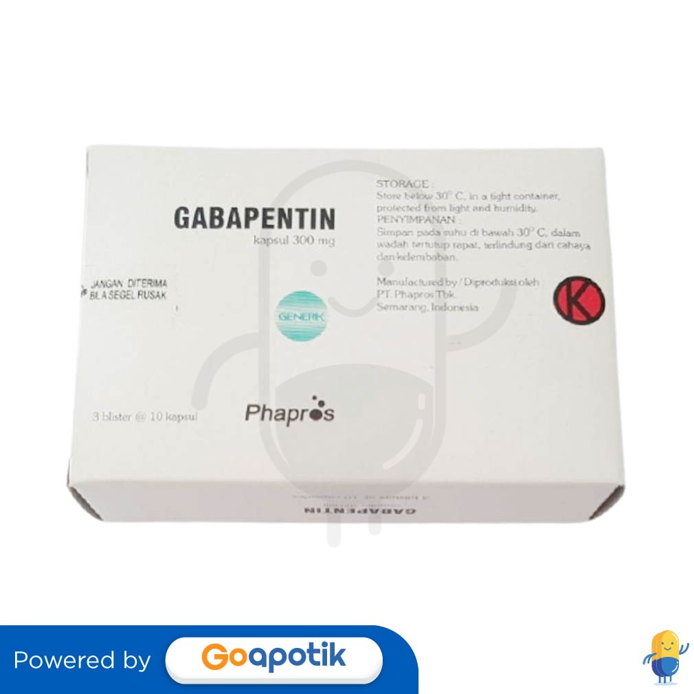 Gabapentin Phapros 300 Mg Box 30 Kapsul