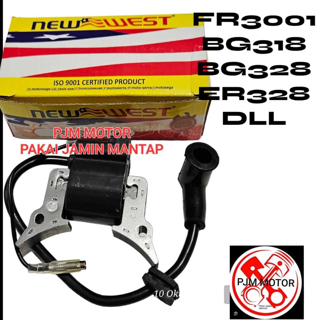 

newest bg 328 cdi koil ignition coil mesin potong rumput 318 FR3001 fr3000 amplas