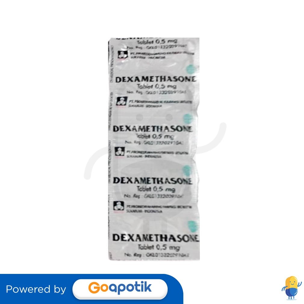 Dexamethasone Promedrahardjo 0.5 Mg Strip 10 Tablet