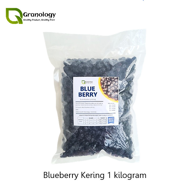 

Dried Blueberry / Blueberry Kering (1 Kilogram) by Granology